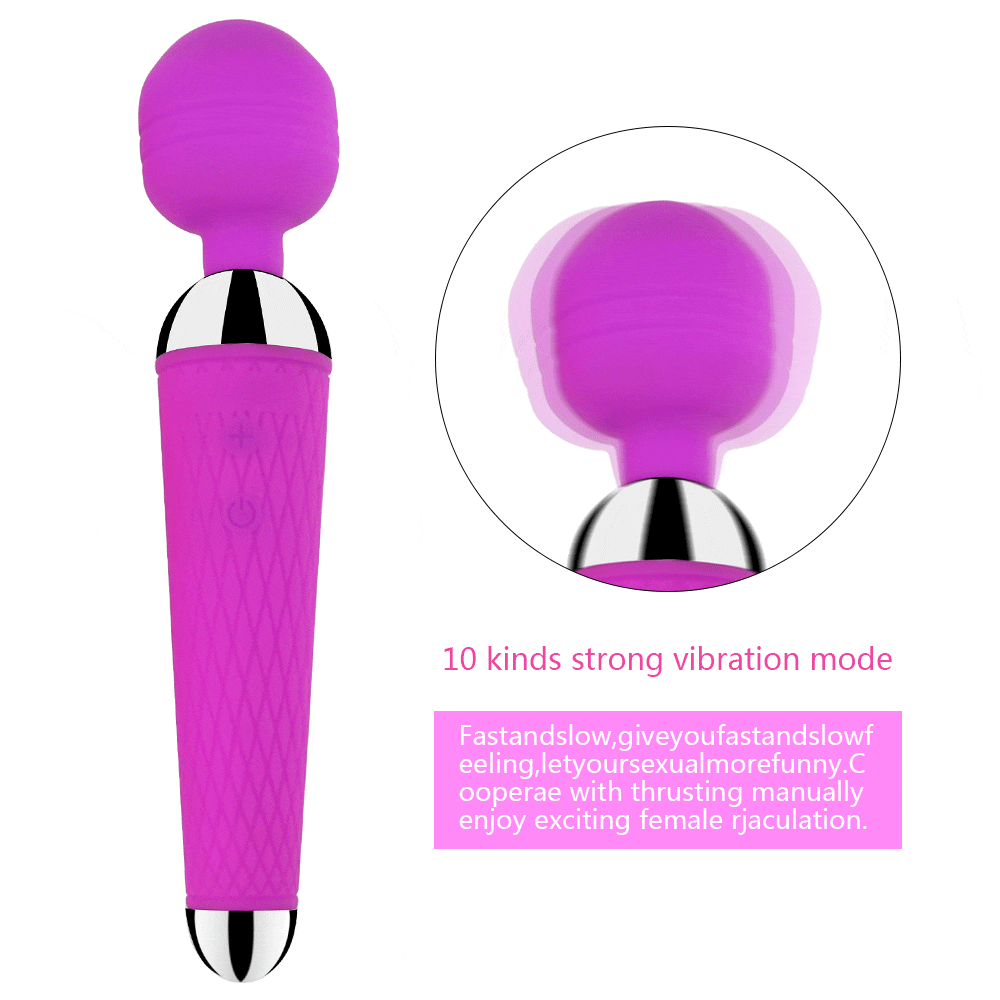 Man nuo 10 Speeds Powerful AV Magic Wand Clitoris Sex Toys for Women G spot Vibrator Massager Adult Sex Product