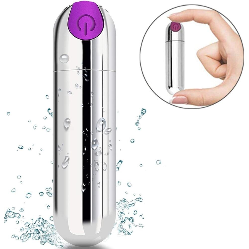 10 Vibration Modes Bullet Vibrator USB Charging G-spot Anus Vagina Massage Stimulation Flirting Masturbator Adults Anal Sex Toys